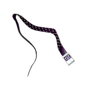 Purple Semi-Transparent Studded Belt: Popstar, Rock, Alt, Grunge